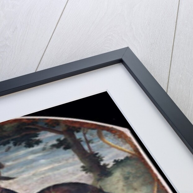 Hunter on horseback attacked by a lion, mid-18th century by Iranian School