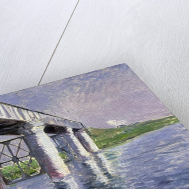 The Bridge at Argenteuil, 1885 or 1887 by Gustave Caillebotte