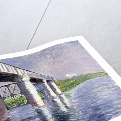 The Bridge at Argenteuil, 1885 or 1887 by Gustave Caillebotte