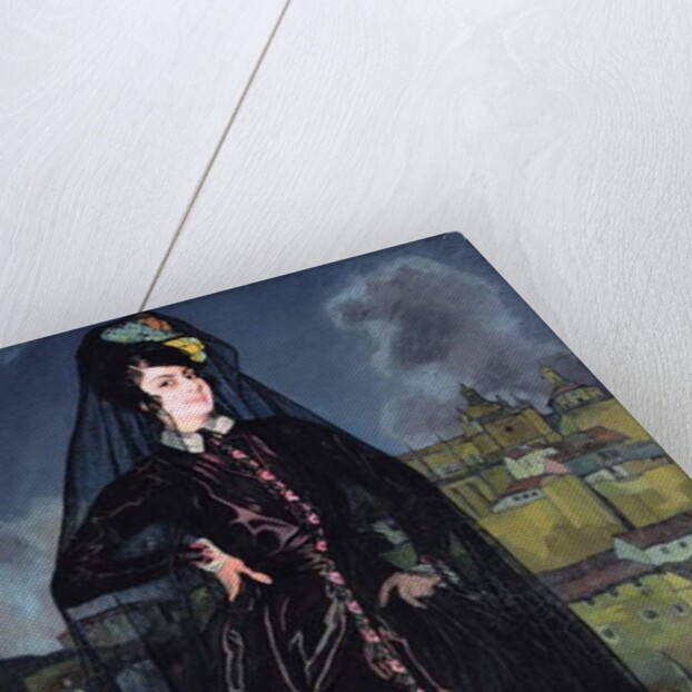 Portrait of Anita Ramirez in Black, 1916 by Ignacio Zuloaga y Zabaleta