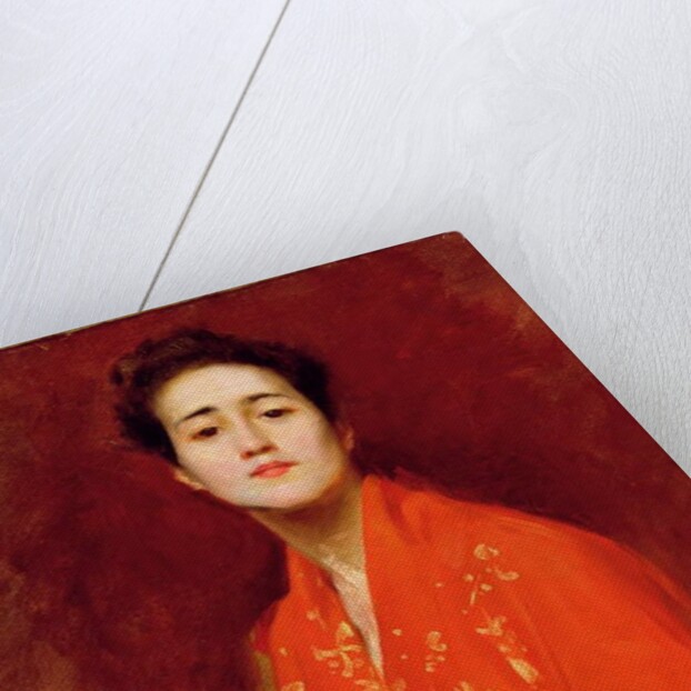 Study of Girl in Japanese Dress, 1895 by William Merritt Chase