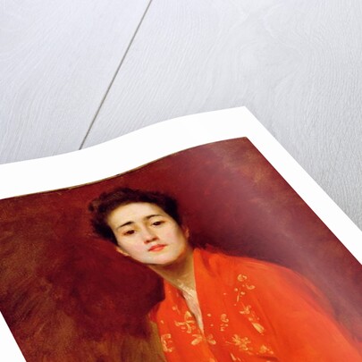 Study of Girl in Japanese Dress, 1895 by William Merritt Chase