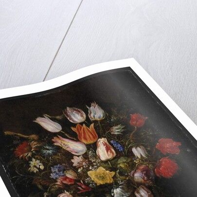 Flowers in a Vase by Kasper or Gaspar van den Hoecke