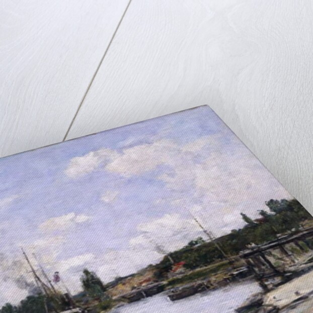 The Port, Saint-Valery-sur-Somme, 1892 by Eugene Louis Boudin