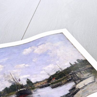 The Port, Saint-Valery-sur-Somme, 1892 by Eugene Louis Boudin