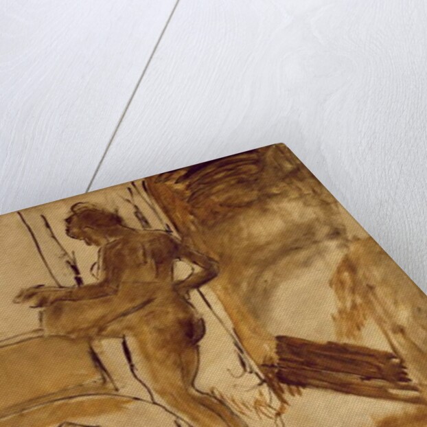 Woman Drying Herself, c.1884-86 by Edgar Degas