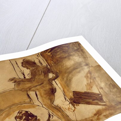 Woman Drying Herself, c.1884-86 by Edgar Degas