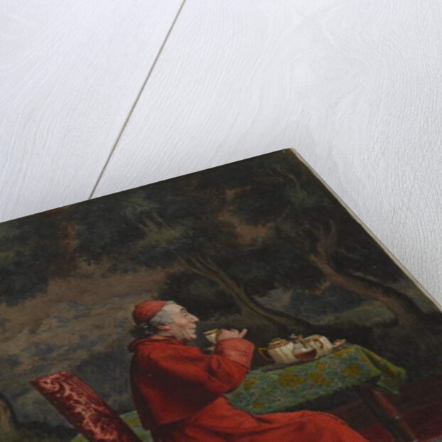 Cardinal Taking Tea by Leo Hermann
