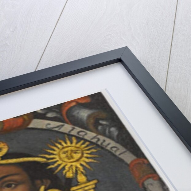 Atahualpa 14th and last Inca King, mid-18th century by School Peruvian