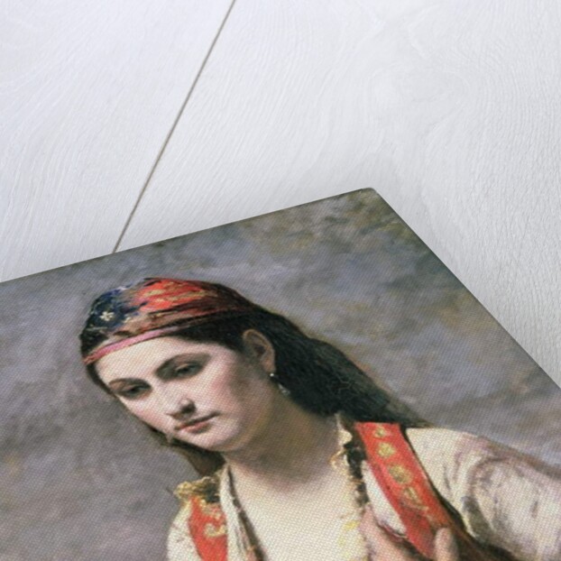 The Young Woman of Albano, 1872 by Jean Baptiste Camille Corot