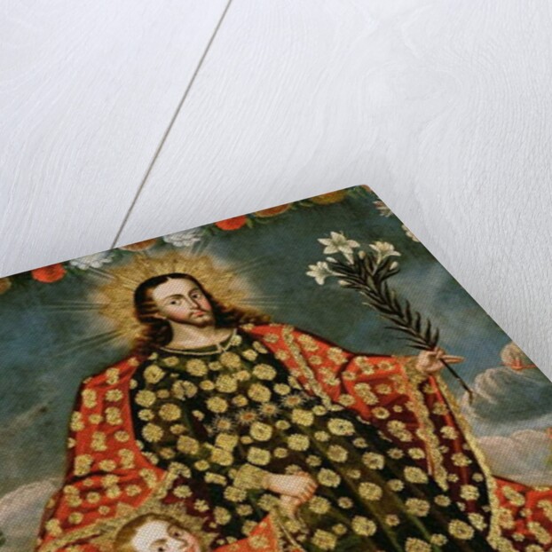 St. Joseph and the Christ Child, late 17th - early 18th century by School Peruvian