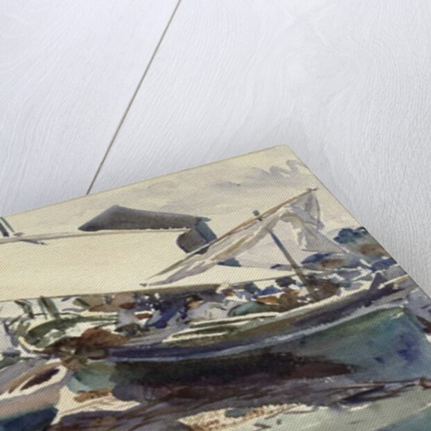 Boats Drawn Up by John Singer Sargent