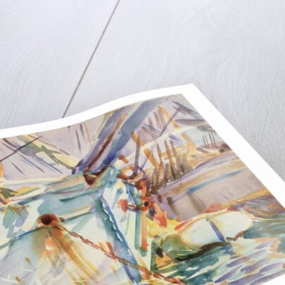 In a Levantine Port by John Singer Sargent