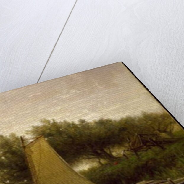 On Synepuxent Bay, Maryland, 1876 by Arthur Quartley