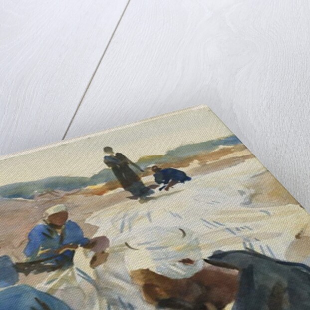 Mending a Sail by John Singer Sargent