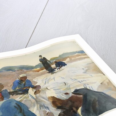 Mending a Sail by John Singer Sargent