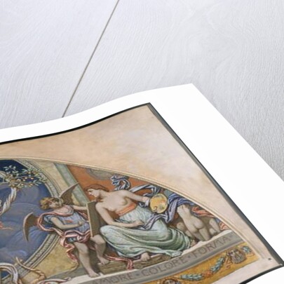 Rome, Representative of the Arts: design for decoration in Bowdoin College, 1894 by Elihu Vedder