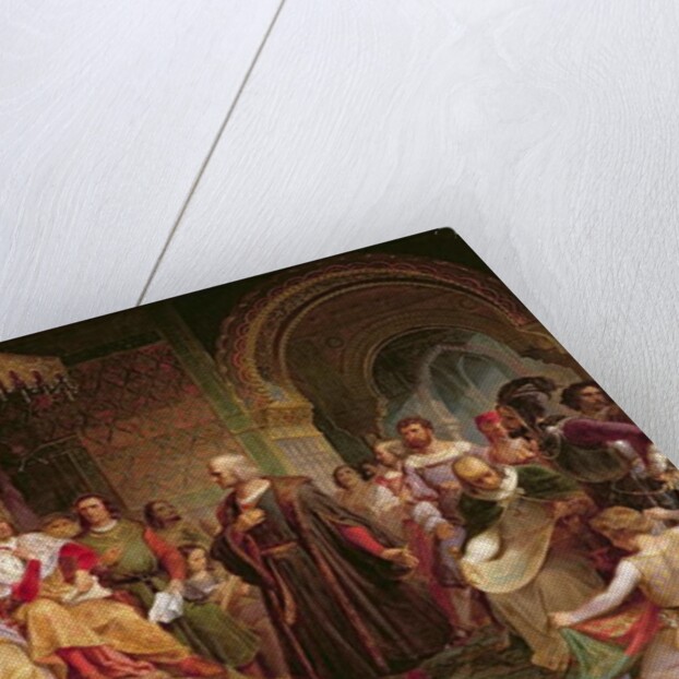 Columbus before the Queen, 1843 by Emanuel Gottlieb Leutze