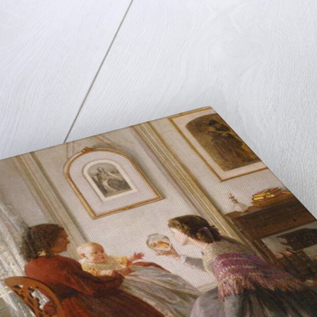 The Shattuck Family, with Grandmother, Mother and Baby, 1865 by Aaron Draper Shattuck