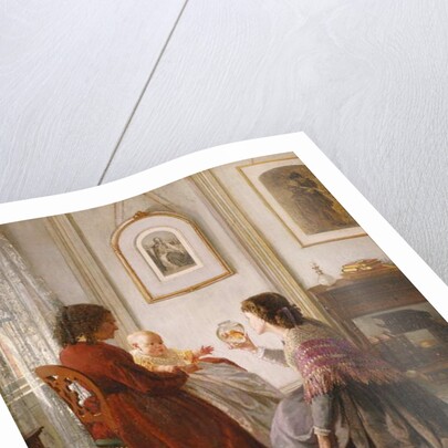 The Shattuck Family, with Grandmother, Mother and Baby, 1865 by Aaron Draper Shattuck