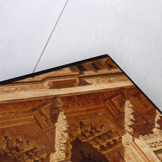 Curiously Wrought Red Sandstone Arches, Fort Agra, India, c.1885-95 by Edwin Lord Weeks