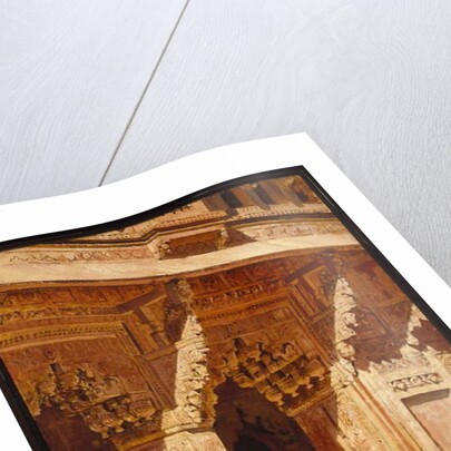 Curiously Wrought Red Sandstone Arches, Fort Agra, India, c.1885-95 by Edwin Lord Weeks