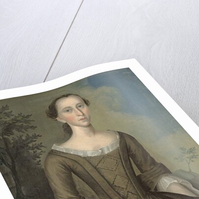 Mrs John Haskins 1759 by Joseph Badger
