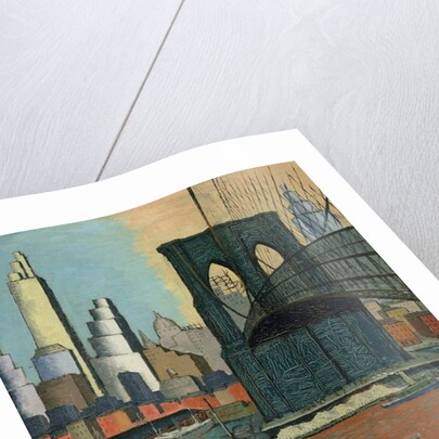 Bridge Tower, 1929 by Glenn O Coleman