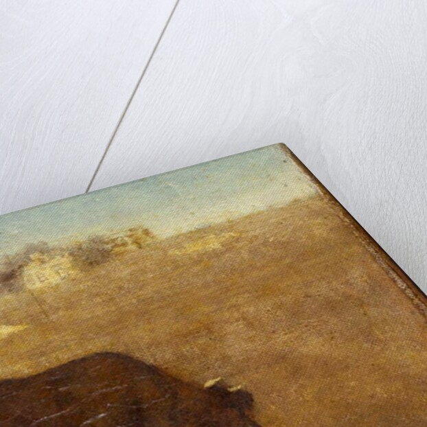 Evening Glow, the Old Red Cow, early to mid 1870s by Albert Pinkham Ryder