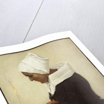 Breton Peasant Woman Holding a Taper, c.1869 by Jules Breton