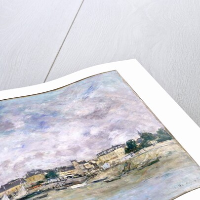 The Port, Trouville, 1886 by Eugene Louis Boudin