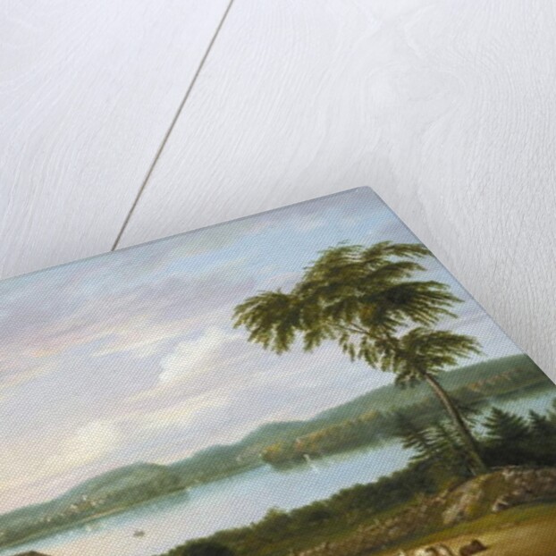 View of Springfield on the Connecticut River, 1819 by Alvan Fisher