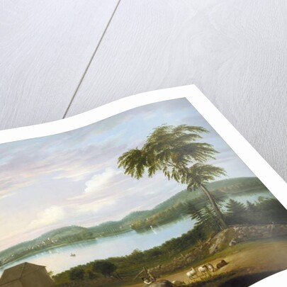 View of Springfield on the Connecticut River, 1819 by Alvan Fisher