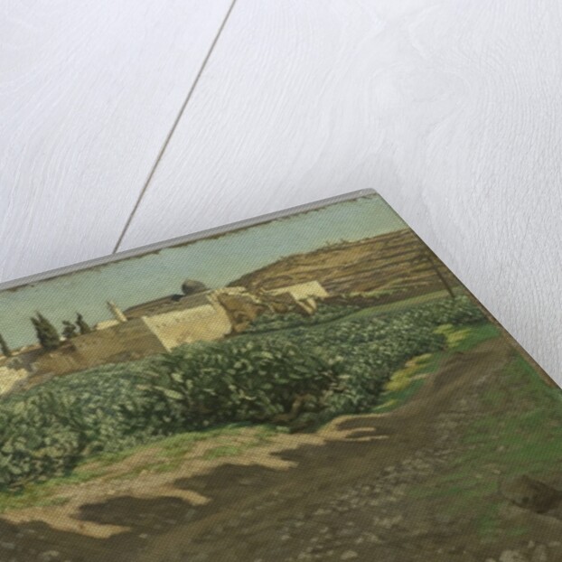 The Southwest Corner of the Esplanade of the Haram, The Ancient Temple by James Jacques Joseph Tissot