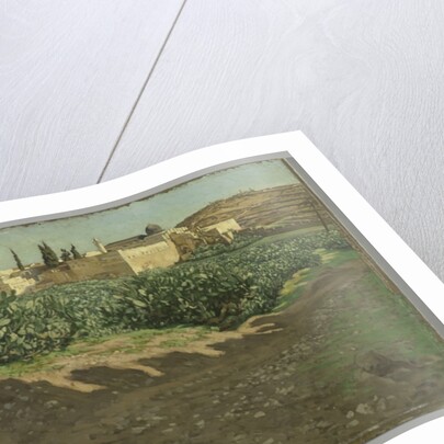 The Southwest Corner of the Esplanade of the Haram, The Ancient Temple by James Jacques Joseph Tissot