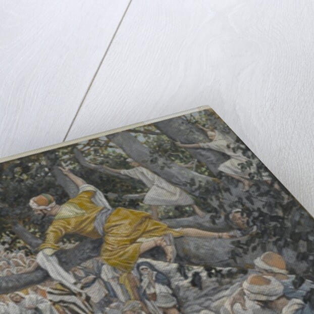 Zaccheus in the Sycamore Awaiting the Passage of Jesus by James Jacques Joseph Tissot