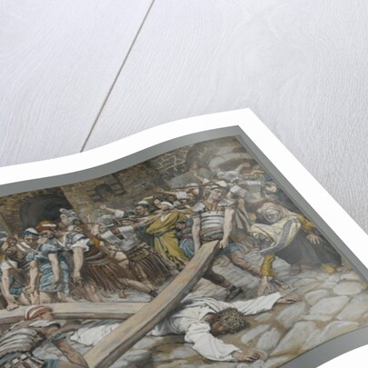 Simon the Cyrenian Compelled to Carry the Cross with Jesus, 1886-94 by James Jacques Joseph Tissot