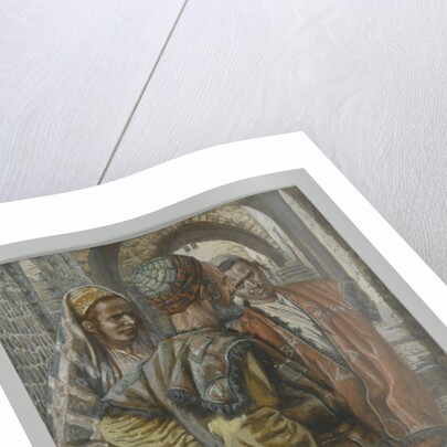 Simon the Cyrenian and His Two Sons Alexander and Rufus by James Jacques Joseph Tissot