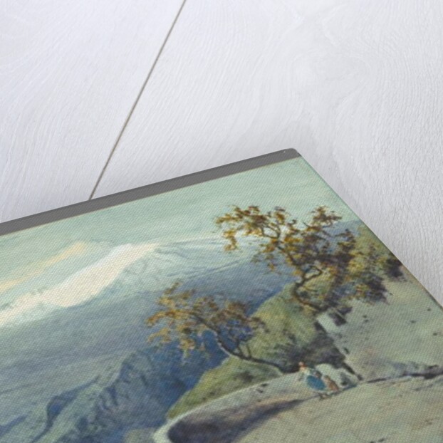 View of Mount Etna from Taormina, Sicily, 1925 by Charles King Wood