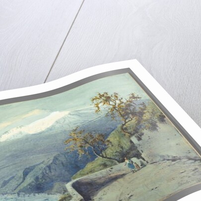 View of Mount Etna from Taormina, Sicily, 1925 by Charles King Wood