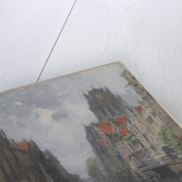 Behind the Groote Kirk, Dordrecht, c.1880s by Francis Hopkinson Smith
