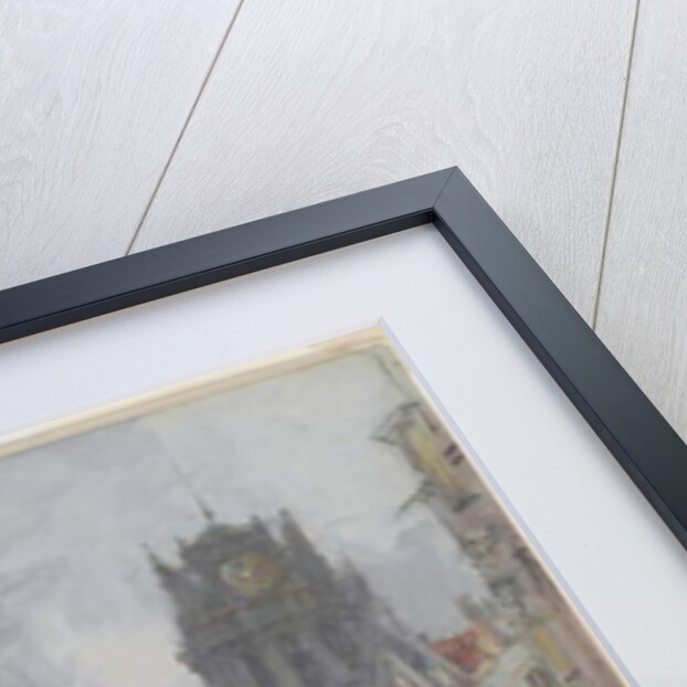 Behind the Groote Kirk, Dordrecht, c.1880s by Francis Hopkinson Smith