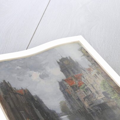 Behind the Groote Kirk, Dordrecht, c.1880s by Francis Hopkinson Smith