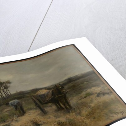 Digging Sand, or The Sand Cart, c.1875 by Anton Mauve