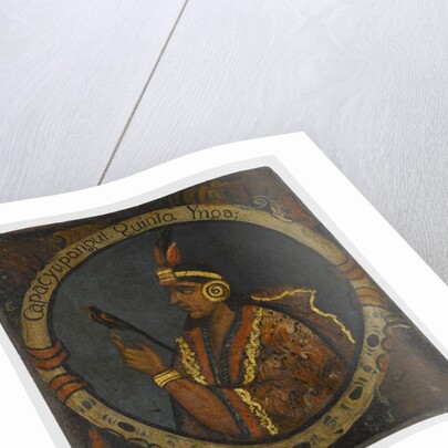 Capac Yupanqui, Fifth Inca King, mid 18th century by School Peruvian