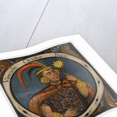 Viracocha, Eighth Inca Kings, mid 18th century by School Peruvian