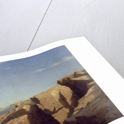 Rocks at Nahant, 1864 by William Stanley Haseltine