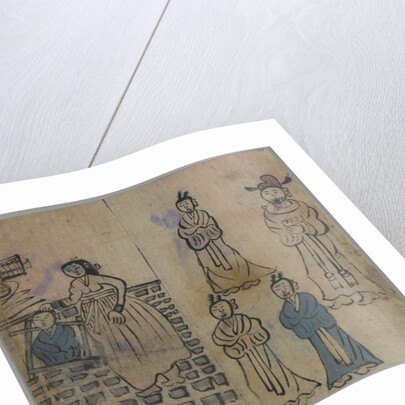 Genre Scene, 1 of 4, 19th century by Korean School