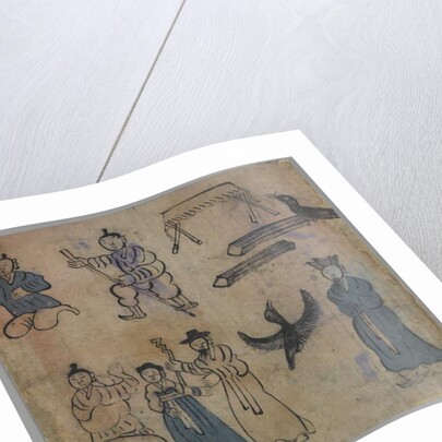 Genre Scene, 1 of 4, 19th century by Korean School