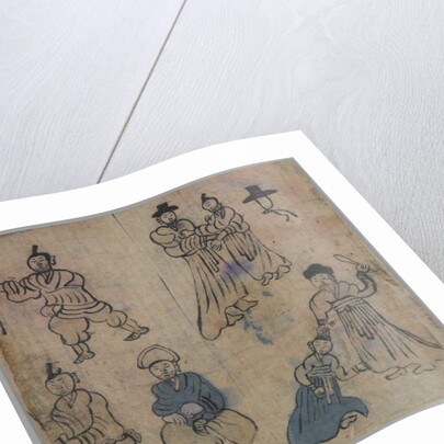 Genre Scene, 1 of 4, 19th century by Korean School